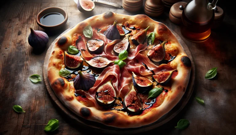 Balsamic Glazed Fig and Prosciutto Pizza Recipe