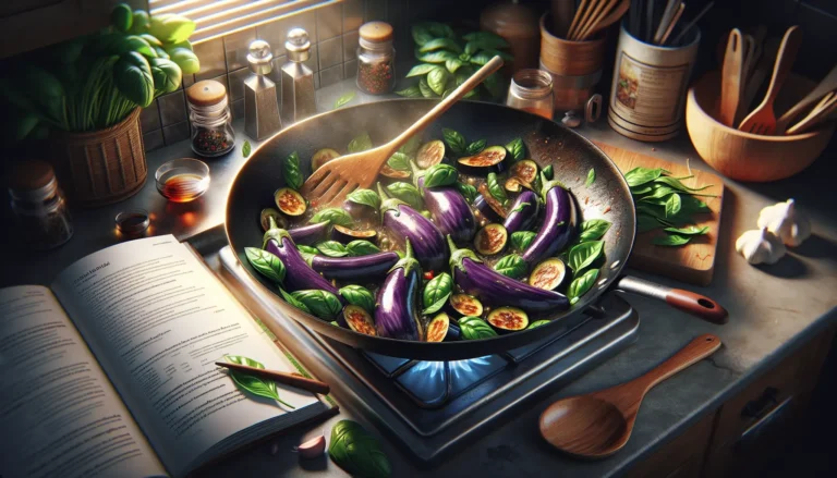 Thai Basil Eggplant Stir-fry Recipe Recipe
